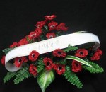 Poppy Memorial Topper with Banner 