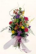 The freshest seasonal garden blooms selected by Hatchers. Mixed flowers iris, freesia, alstroemeria, gerbera and chrysanthemums.