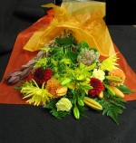 With all the colours and beauty of autumn, this bouquet is the perfect gift for anyone. Lovely for, Fall,  Rosh Hashanah or Thanksgiving.