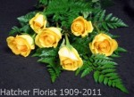 A strong yellow, very bright. Our yellow rose Gold Strike or high & Magic by Sierra Eco farm Agrocoex or Denmar in Ecuador. 50th anniversary, birthday, or any occasion.